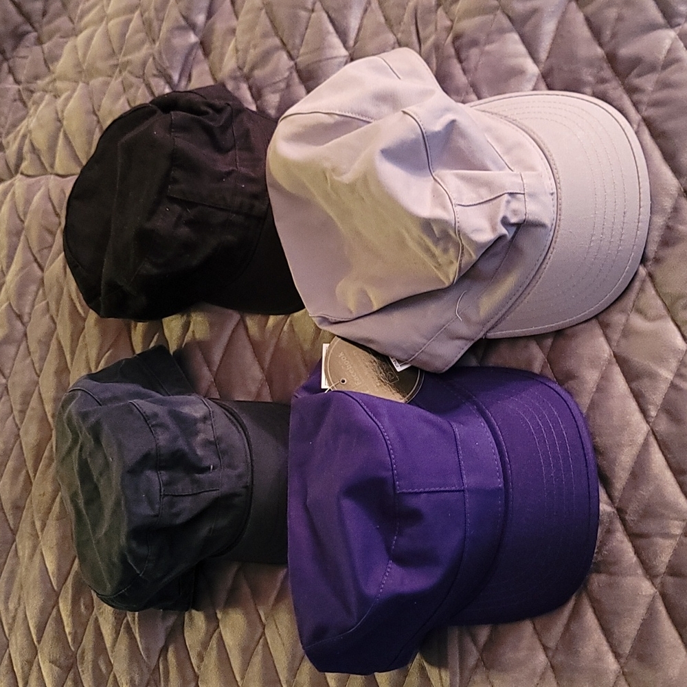 Hats - 4 total same style, different colors